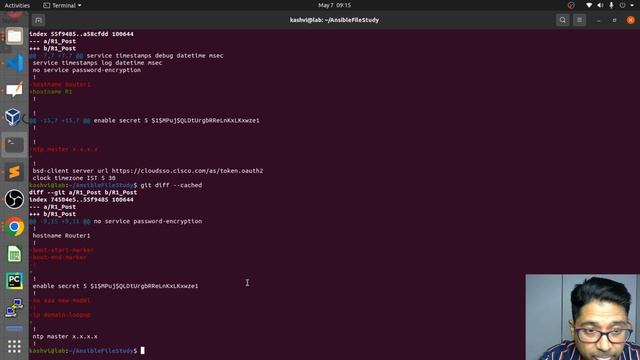 26) 20220507 085800 git troubleshoot with R1 Pre & R1 Post, list of stash file as "git stash list", смотреть онлайн