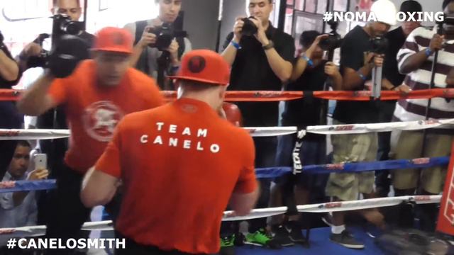 Canelo Alvarez Media workout for Liam smith смотреть онлайн