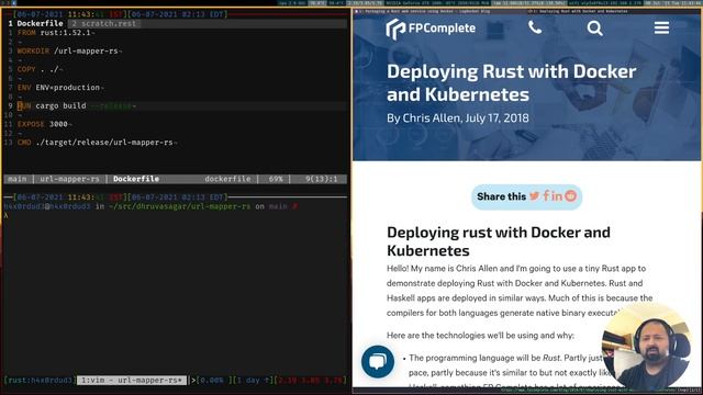 Building a Web Application with Rust - Part VIII - Containerization смотреть онлайн