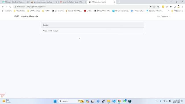 Proyek Laravel #14 Pendaftaran User dengan Konfirmasi Email Terbaru смотреть онлайн