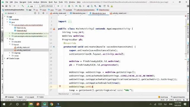 Loading multiple URLs in single WebView | WebView Implementation with Progress | Website to App смотреть онлайн
