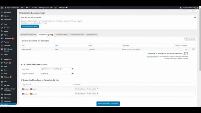 Translating Your Wordpress Site with the WPML Plugin - Part 6: Sending Your Content смотреть онлайн