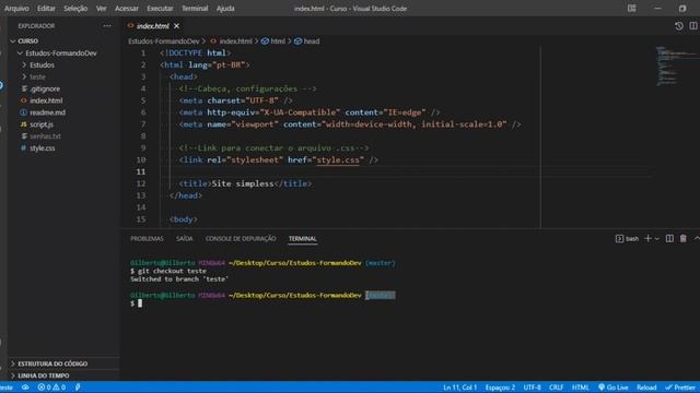 VsCode - Alternando uma branch local [git checkout nomedabranch] (#50) смотреть онлайн