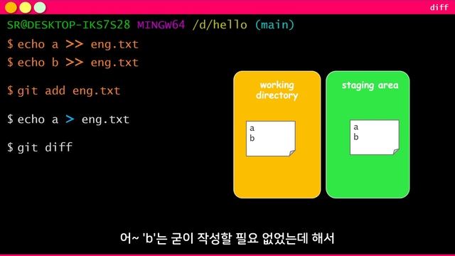 [Git 입문] 내가 변경한 내용이 뭐야? #git #diff смотреть онлайн