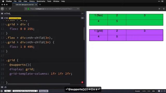 CSS Grid: @supports and fallbacks смотреть онлайн