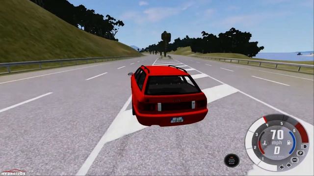 1994 Audi RS2 Avant (8C) - Realistic Crash Test - BeamNG Drive смотреть онлайн