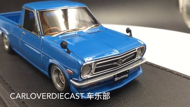 Ignition Model 1:43 Nissan Sunny Truck Long (B121) Blue(SS-Wheel）IG1114 смотреть онлайн