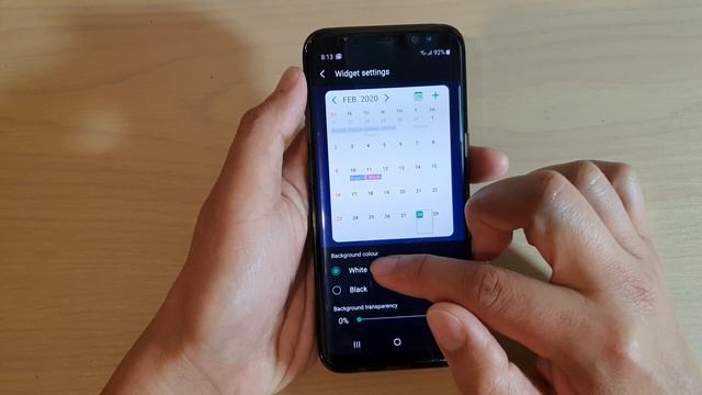 How to Add a Full Page Calendar To Home Screen on Galaxy S8 / S9 / S10 смотреть онлайн