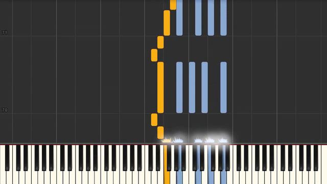 Le Fragile Perfum Des Roses (Paul de Senneville) - Piano tutorial смотреть онлайн