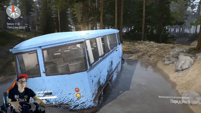 АВТОБУС С РАБОЧИМИ В ТОТ ДЕНЬ ТАК И НЕ ДОЕХАЛ! SpinTires: Mudrunner смотреть онлайн