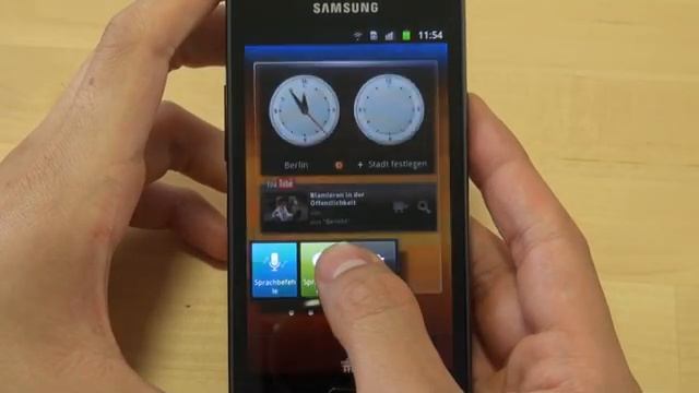 Samsung Galaxy S II Test Bedienung смотреть онлайн