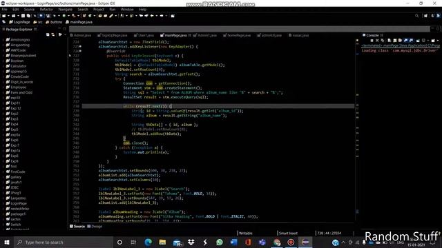 Searching in JTable without Button Java Swing смотреть онлайн