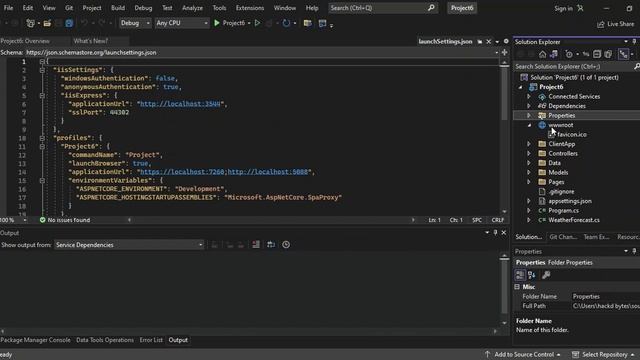 Angular and ASP.NET Core using Visual Studio 2022 смотреть онлайн