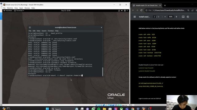 TUTORIAL INSTALL ORACLE 21C смотреть онлайн