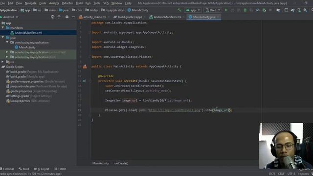 Tutorial Android Retrofit - 2. Menampilkan gambar dari url dengan Picasso смотреть онлайн