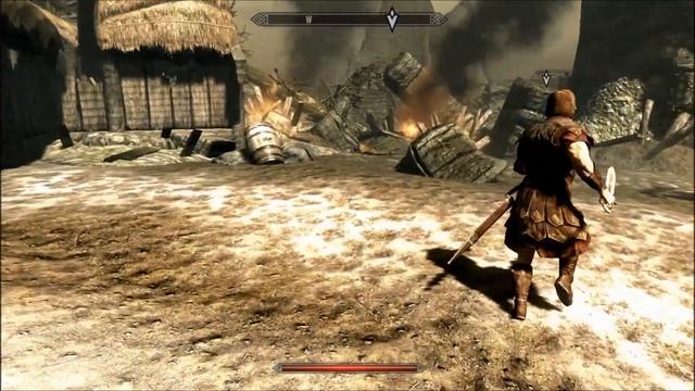 Skyrim -on- Intel HD graphics 2000 - Mission 1 Gameplay смотреть онлайн