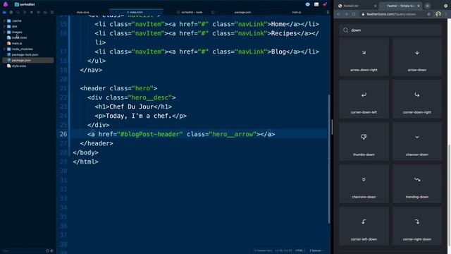 Filter Blog Posts with Vanilla Javascript (Part 1 of 3) — HTML смотреть онлайн