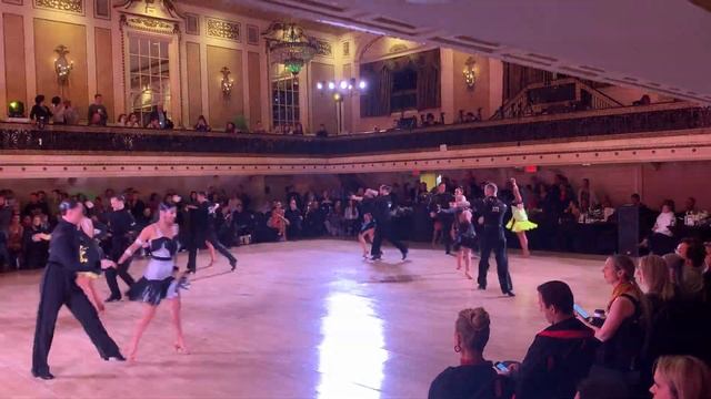 NYDF 2020 - Pro/Am Open Latin A Samba - Caroline Nunberg and Tomas Vasicek смотреть онлайн