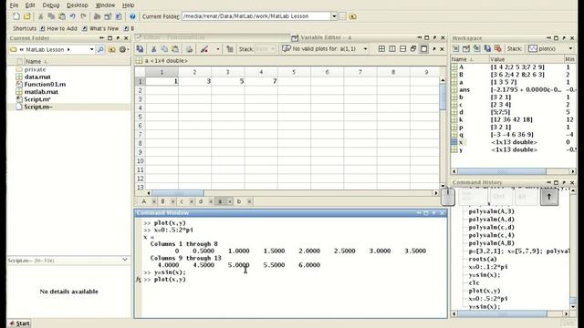 Matlab. Лекция 11. Полиномы. Интерполяция и аппроксимация данных. смотреть онлайн
