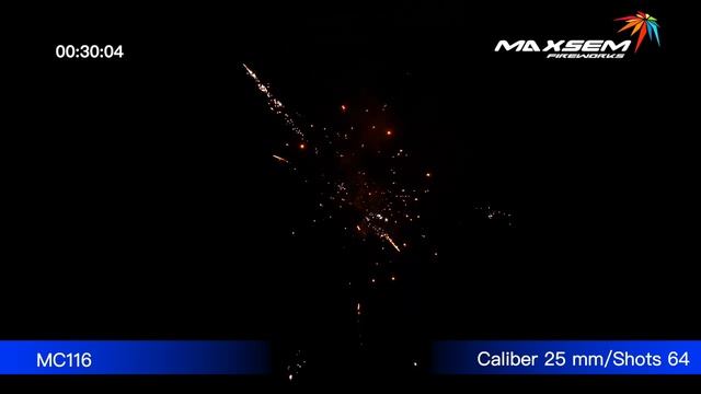 Фейерверк MC116 "Сверкающий" / "Scintillant" (1" х 64 залпа) смотреть онлайн