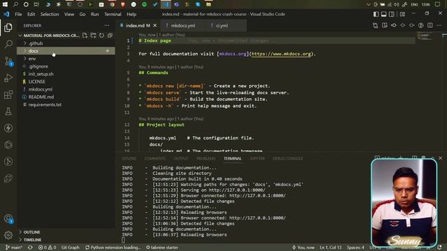 How to create beautiful documentation? | Material for mkdocs | Crash Course | #c17hawke смотреть онлайн