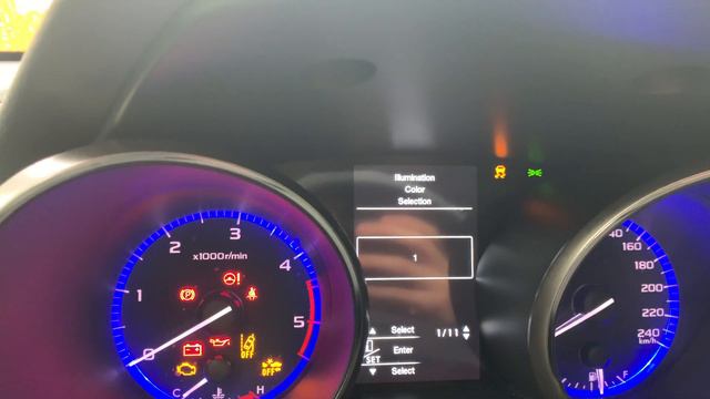 Subaru Outback | How To Change Instrument Illumination Color смотреть онлайн