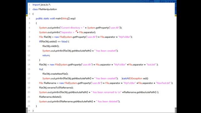 Lec11 File 08 Java Manipulation смотреть онлайн