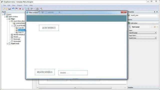 Autoplay Menu Designer 5 - How To Create a Drop Down Menu смотреть онлайн
