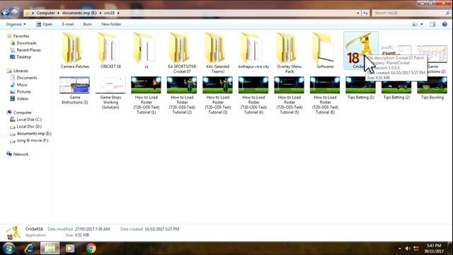 [Hindi] How to Solve (.exe data error) on EA sports cricket 07 by Techno Avi смотреть онлайн
