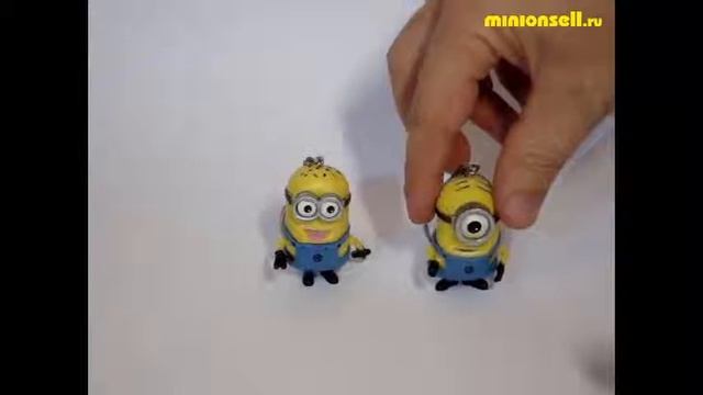 Брелки миньоны 2 шт / minions keychain смотреть онлайн