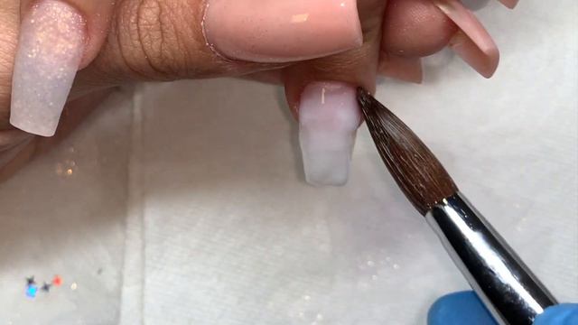 Galaxy Acrylic Nails with Soap Design смотреть онлайн