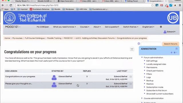Creating a discussion forum смотреть онлайн