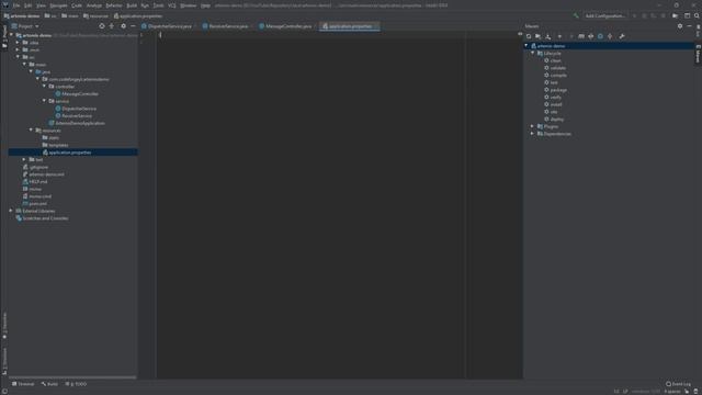 Java Spring Boot - Artemis JMS Broker - Sender and Receiver - Simple Message Exchange Communication смотреть онлайн
