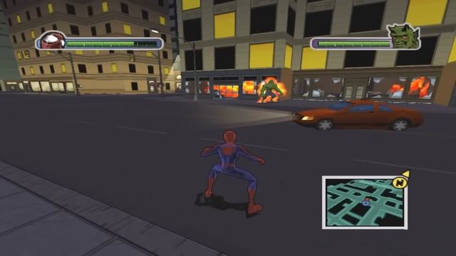 Ultimate Spiderman Walkthrough part 11 (Spidey vs Green Goblin) смотреть онлайн
