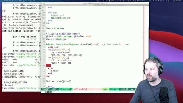 A JIT compiler for Ruby with Aaron Patterson | Open Source Thursdays смотреть онлайн