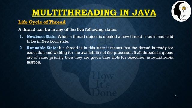 EC312-OBJECT ORIENTED PROGRAMMING : Multi Threading in JAVA (Module IV : Part 3 [1 of 2]) смотреть онлайн