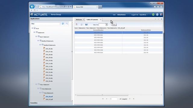 Demo - BIRT Repository: Out-of-the box functionality without custom coding смотреть онлайн