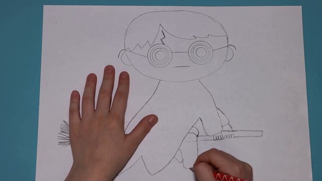 Как нарисовать Гарри Поттера, рисунок Гарри Поттер карандашом поэтапно легко для начинающих смотреть онлайн