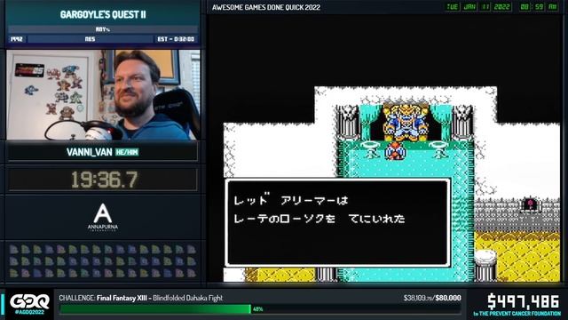Gargoyle's Quest II by vanni_van in 26:49 - AGDQ 2022 Online смотреть онлайн
