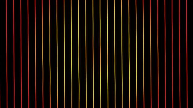 VJ LOOP NEON Orange Red Abstract Background Video Simple Lines Pattern 4k Screensaver for TV 10 h смотреть онлайн