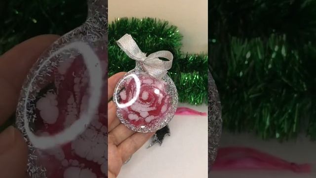 Новогодние украшения из эпоксидной смолы смотреть онлайн
