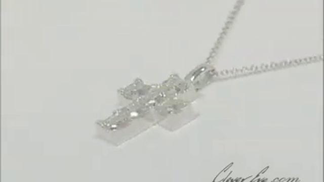 Asscher Diamond Cross Pendant (3.40 ct. tw.) смотреть онлайн