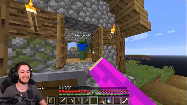 I Found A Minecraft Village Inside The Void! смотреть онлайн