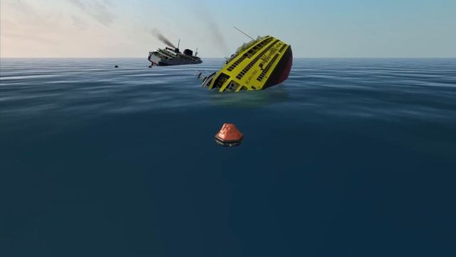Ferries head on collision and sinking | Ship Simulator Extremes смотреть онлайн