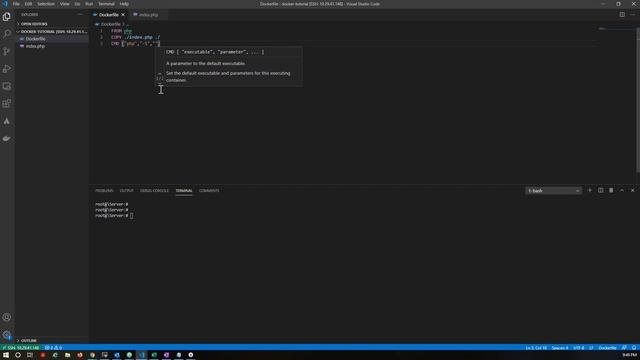 Docker php Server Example | Create php Server Using Dockerfile | Hindi смотреть онлайн