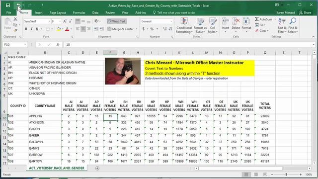 Excel convert text to values or numbers by Chris Menard смотреть онлайн