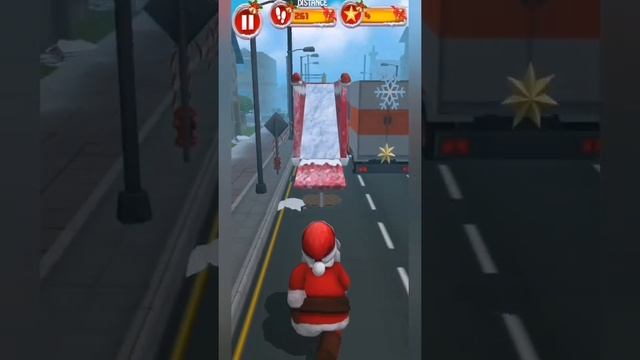 Funny Santa Run Christmas Videos - Fun Santa Run - Christmas Runner Adventure #shorts #christmas смотреть онлайн