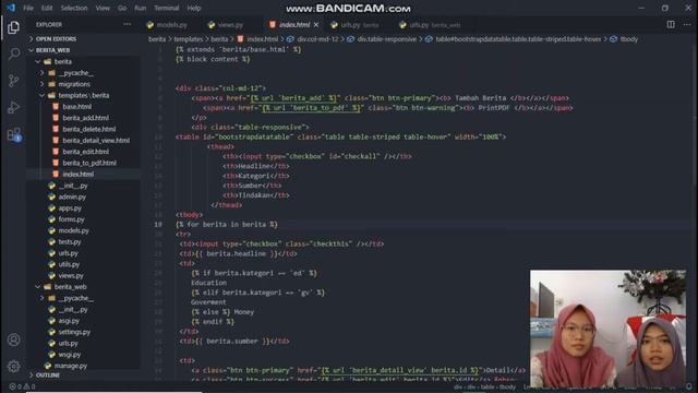 CRUD Berita and Export to PDF - Django Web Framework (Python) смотреть онлайн