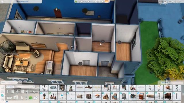 Bohemian Split Level || The Sims 4 Apartment Renovation: Speed Build смотреть онлайн