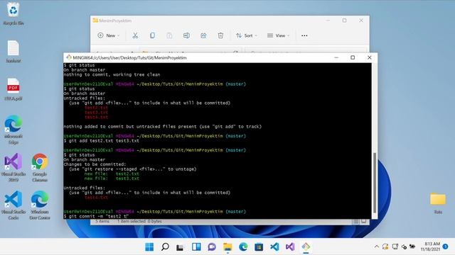 Git #5 - Staging və Commit смотреть онлайн